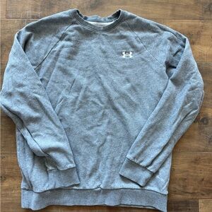Under Armour Men's Heather Gray Crewneck Sweater